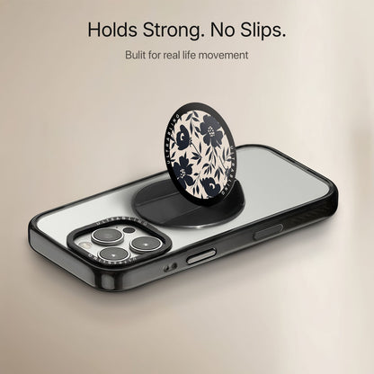 Navy Bloom - MagSafe Phone Grip