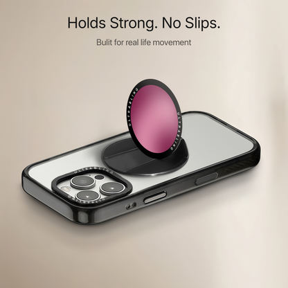 Pink Fade Ultrabling MagSafe Phone Grip - Side View
