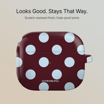 Claret Dot - AirPods Case