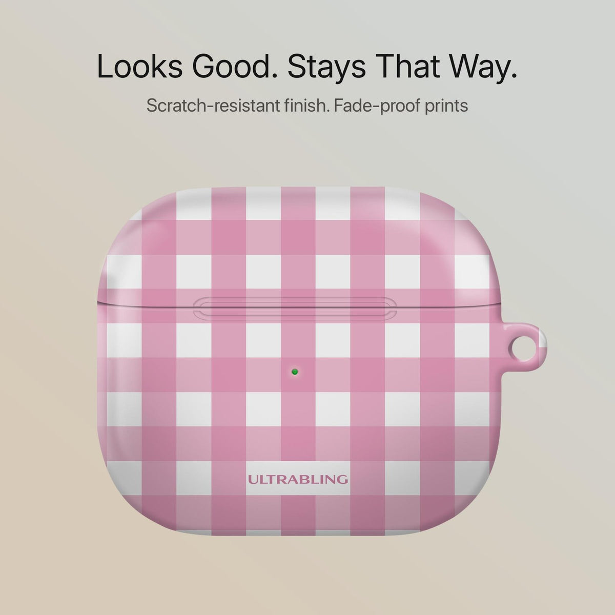 Strawberry Check - AirPods Case