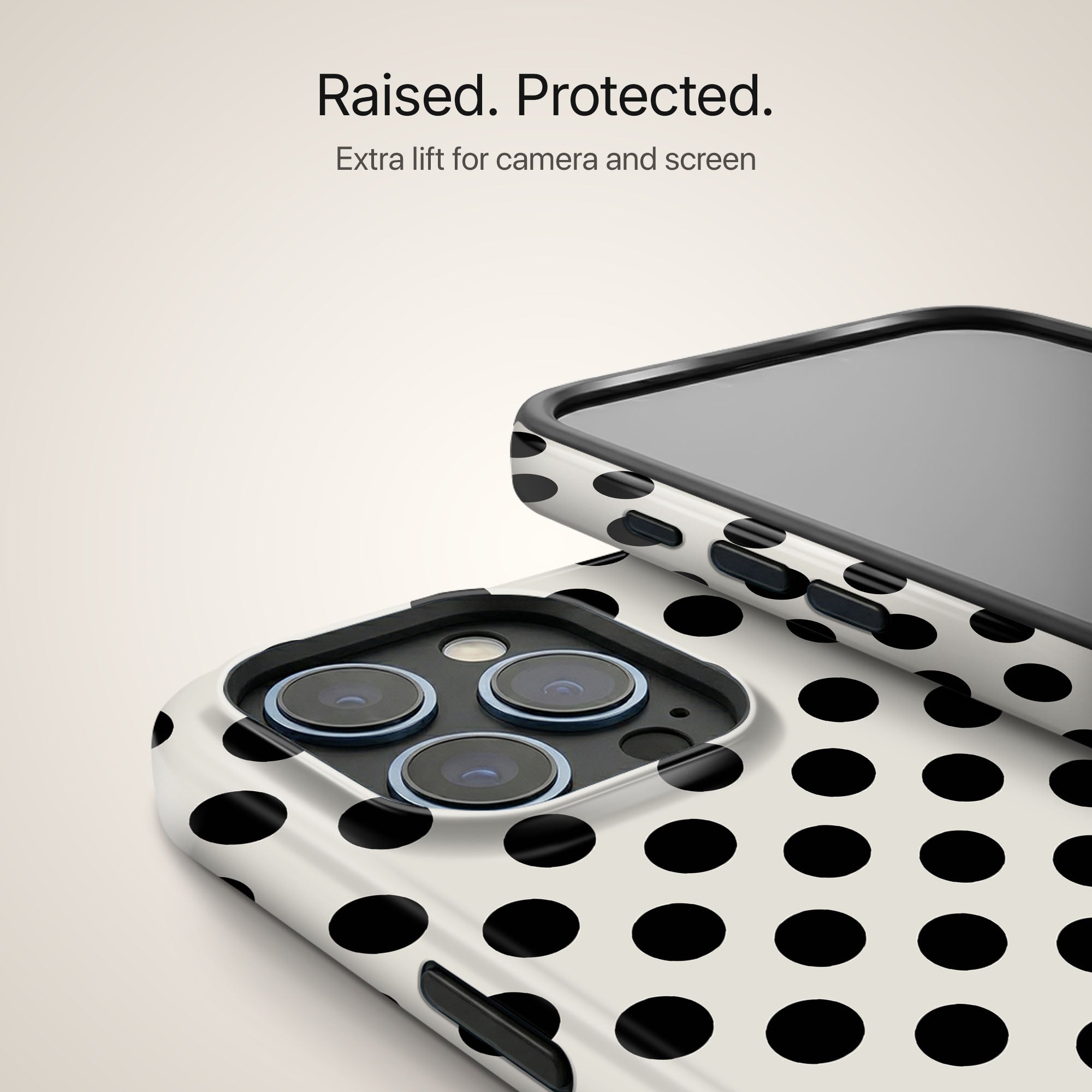 Midnight Polka Ultrabling design close-up on eclipse case