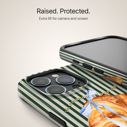 Paris Croissant Ultrabling design close-up on eclipse case