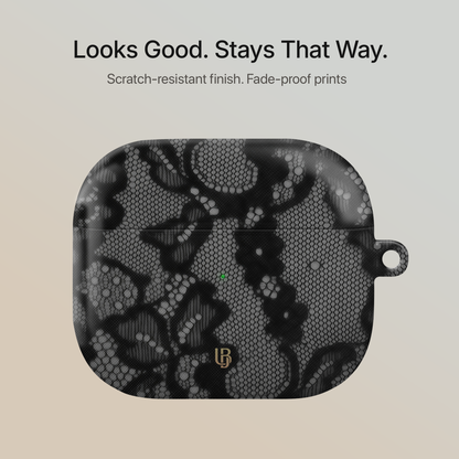 Noir Lace Ultrabling AirPods case back view