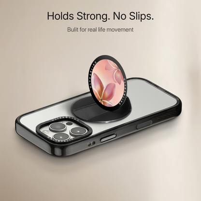 Pink Orchid Ultrabling MagSafe Phone Grip - Side View