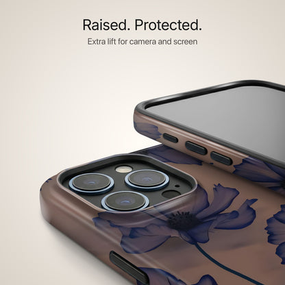 Indigo Blossom Ultrabling design close-up on eclipse case