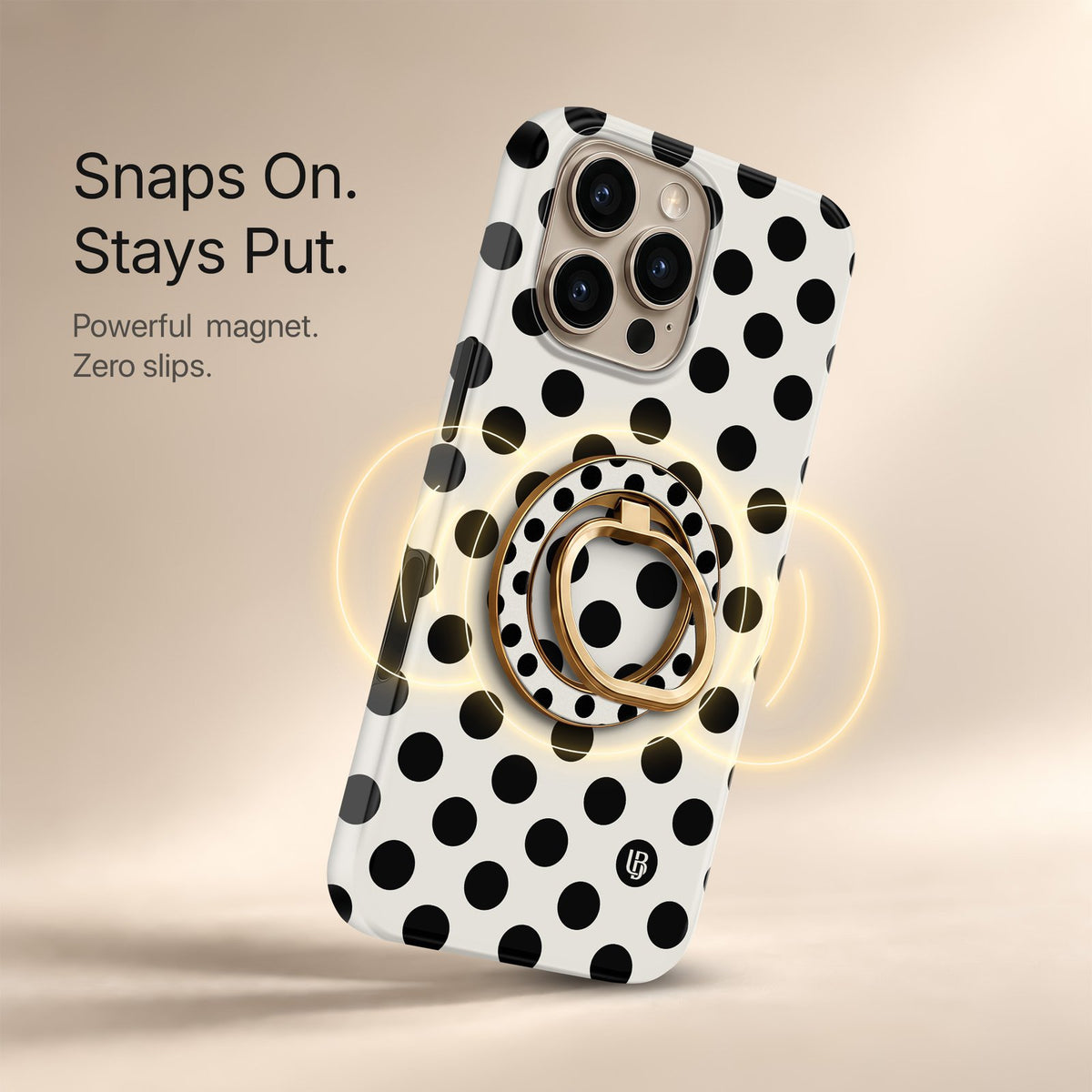 Midnight Polka - MagSafe Ring