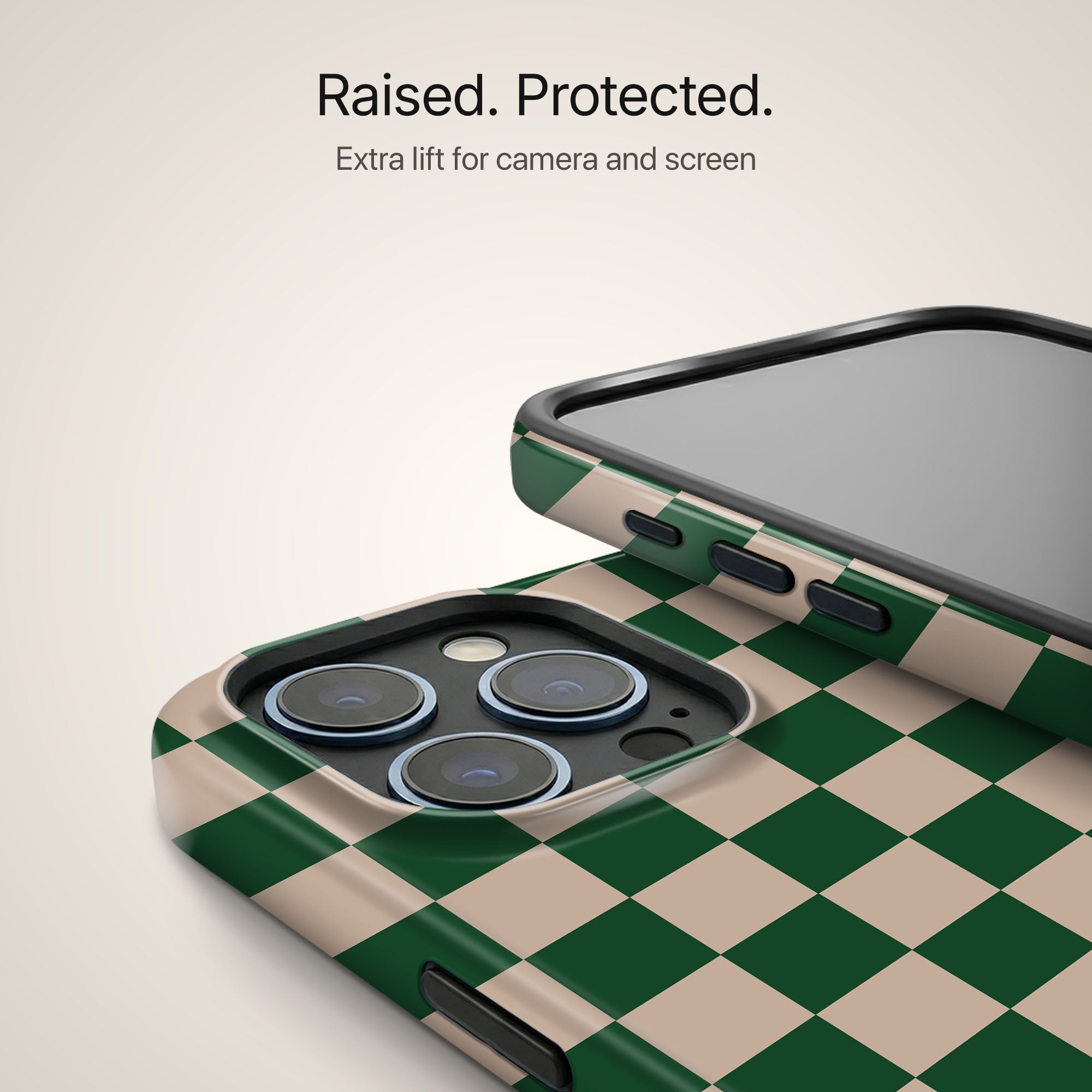 Emerald Grid Ultrabling design close-up on eclipse case