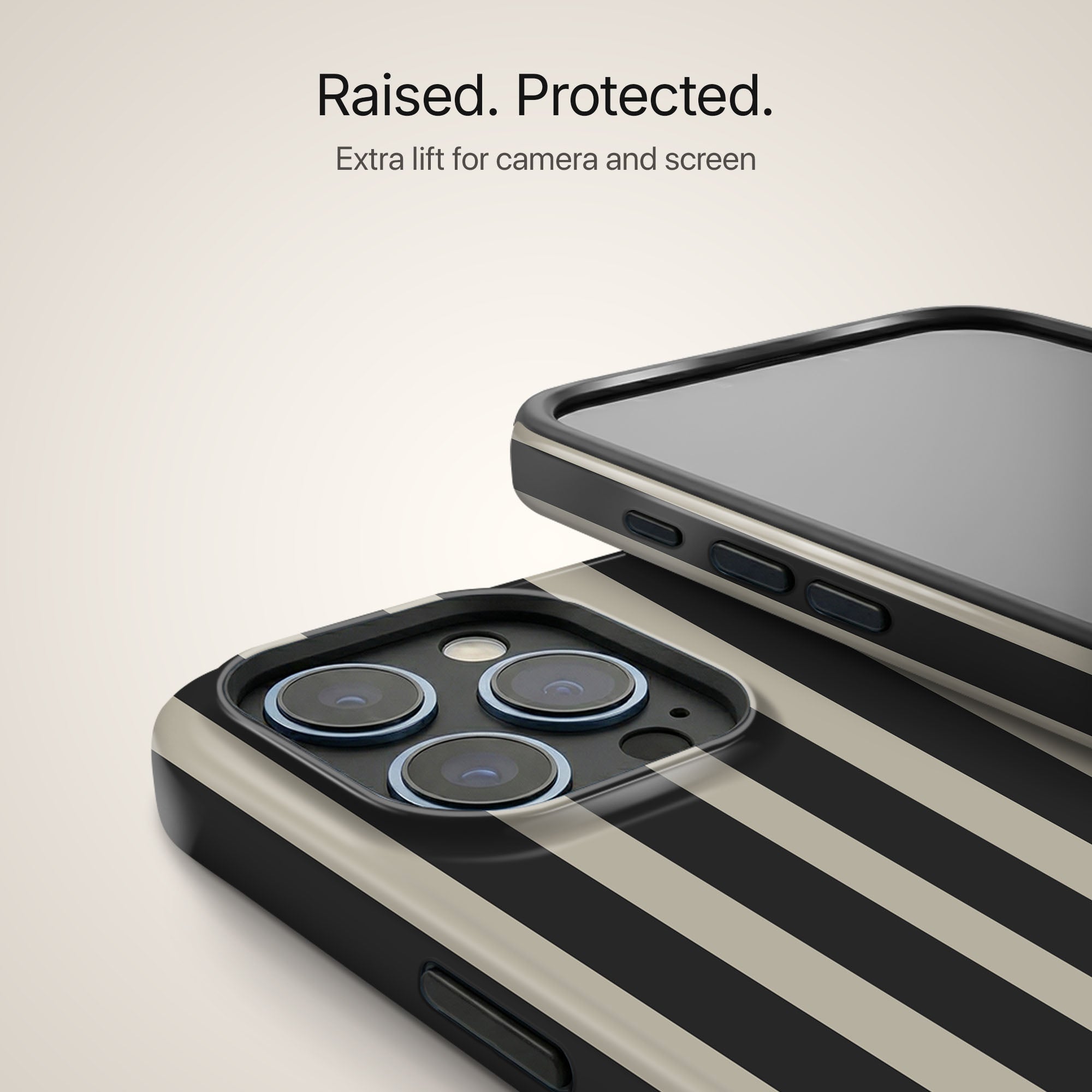 Caf Stripes Ultrabling design close-up on eclipse case