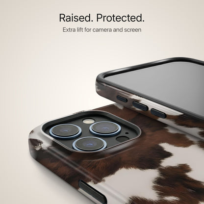 Mocha Cow Ultrabling design close-up on eclipse case