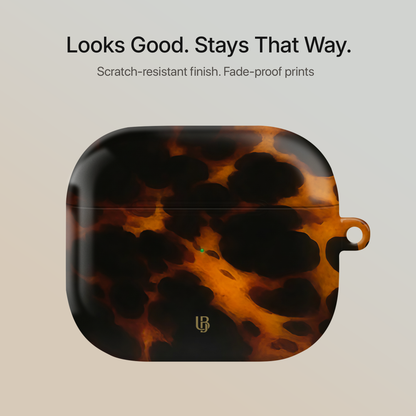 Amber Tortoise Ultrabling AirPods case back view