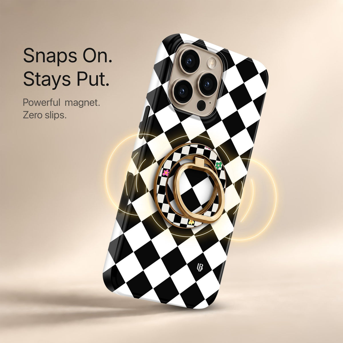 Harlequin Noir - MagSafe Ring