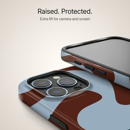 Retro Waves Ultrabling design close-up on eclipse case