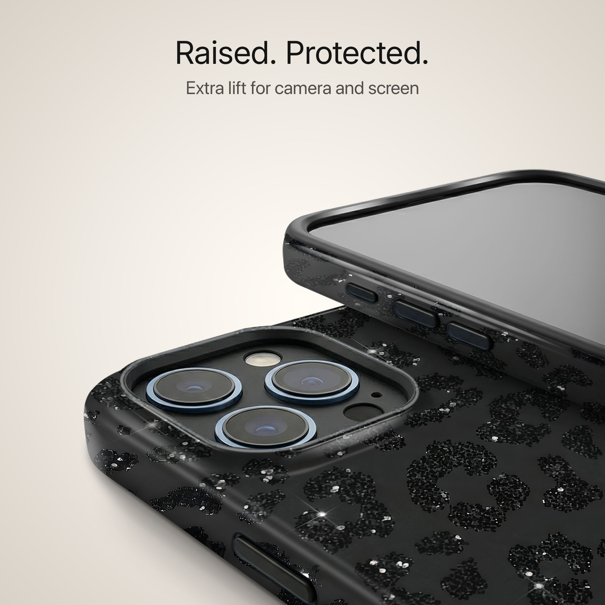 Black Stardust Ultrabling design close-up on eclipse case