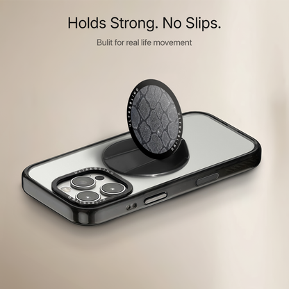 Ash Python Ultrabling MagSafe Phone Grip - Side View