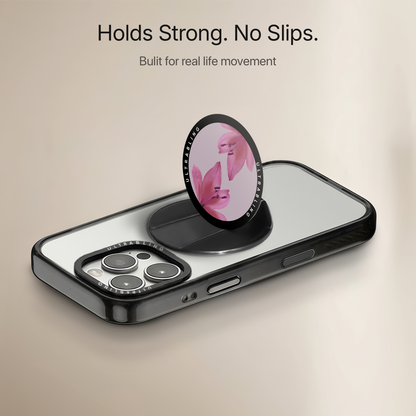 Blush Lily Ultrabling MagSafe Phone Grip - Side View