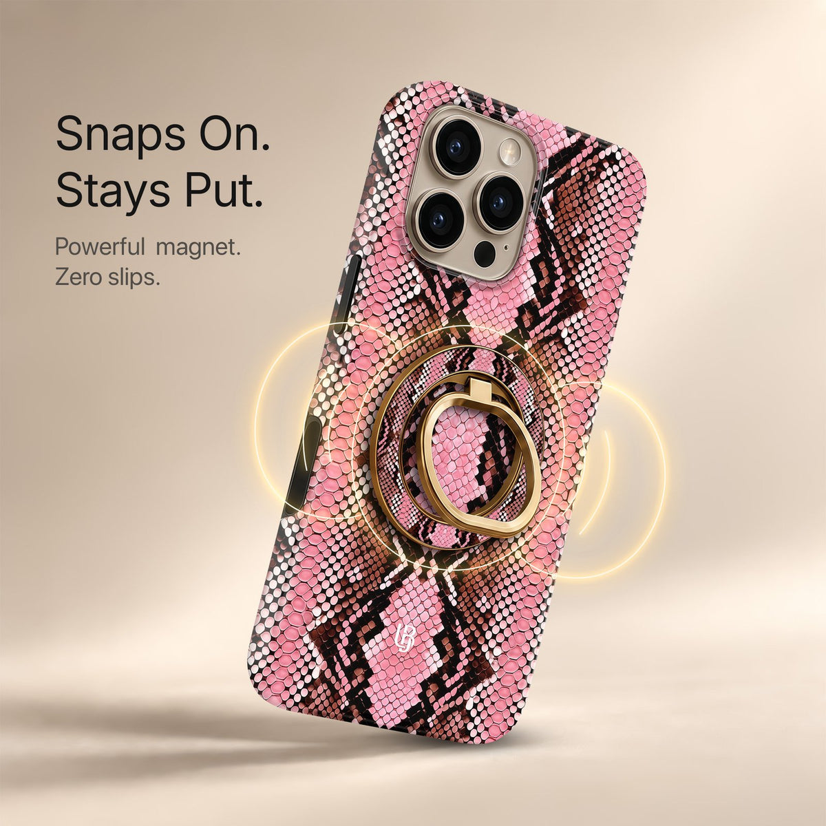 Rosé Python - MagSafe Ring