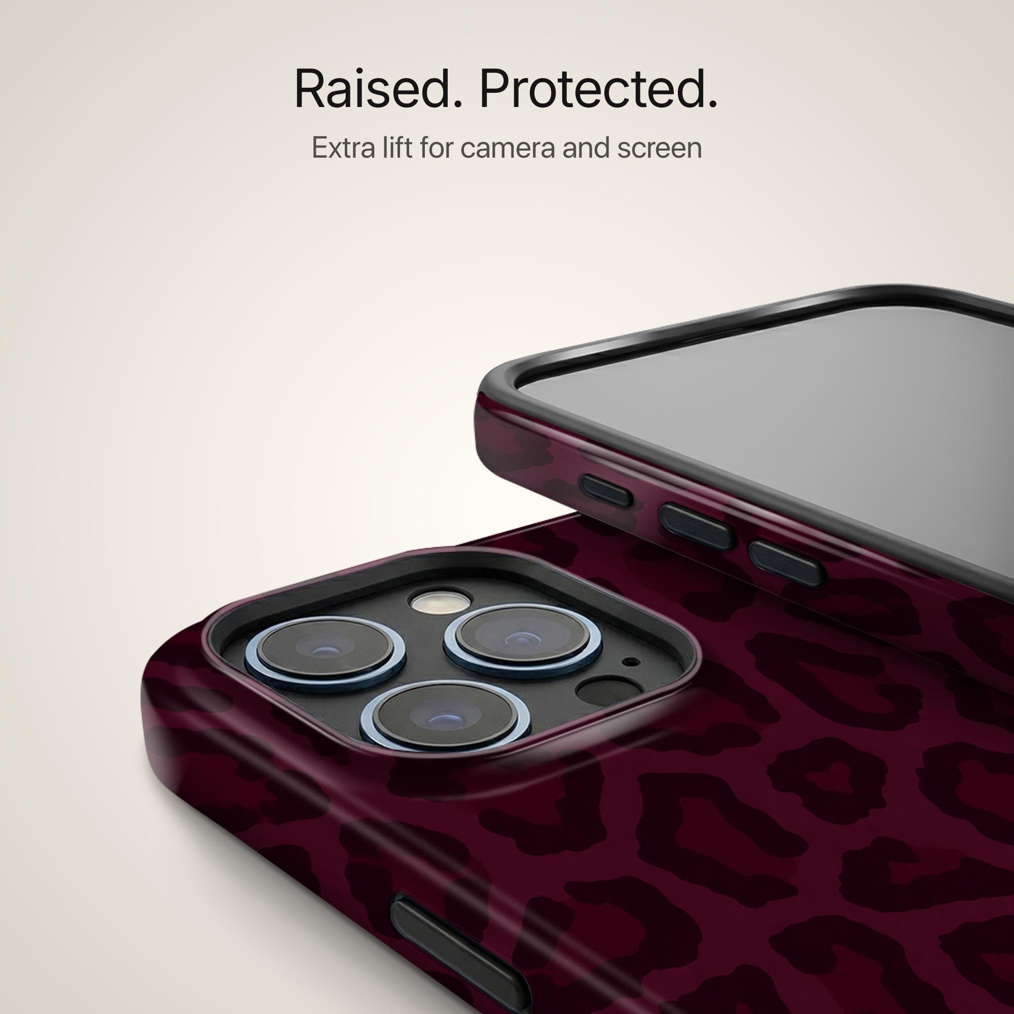 Bordeaux Leopard - Eclipse Case