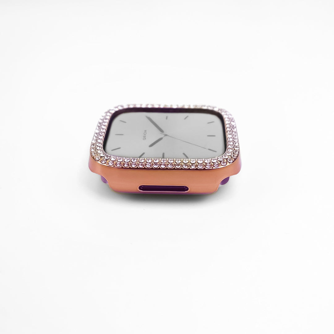 Rose Gold Double Halo Apple Watch Case
