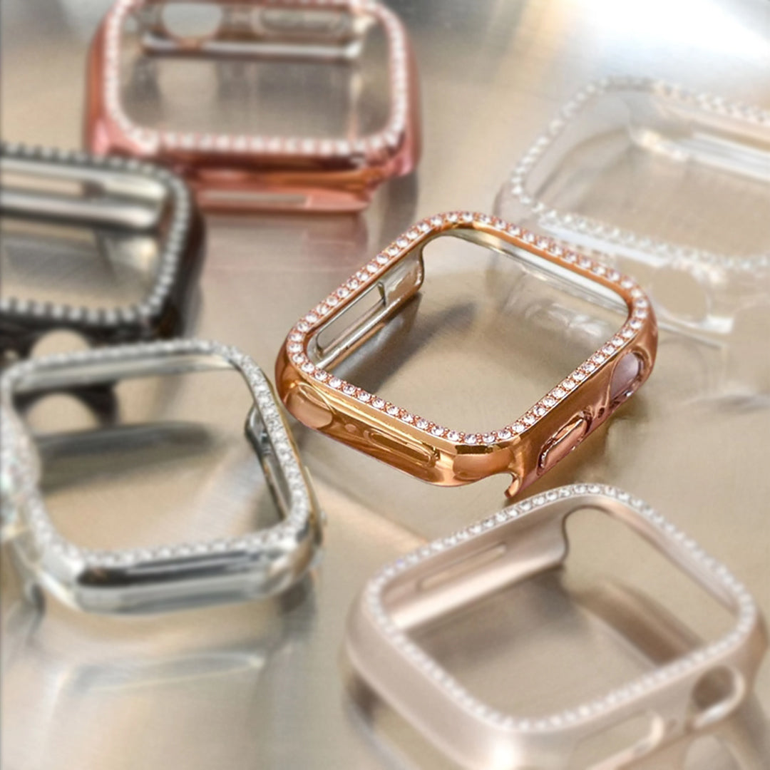 Rose Gold Single Halo Apple Watch Case