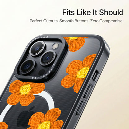 Marigold Ultrabling Aura iPhone case close-up design detail