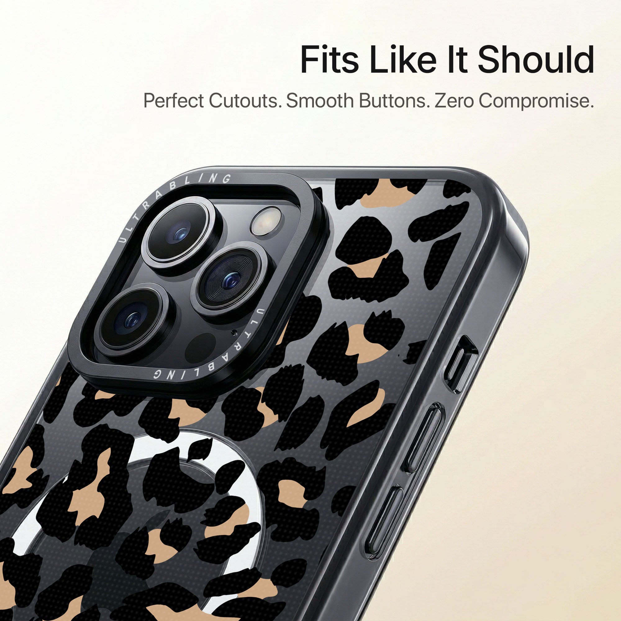 Safari Ultrabling Aura iPhone case close-up design detail