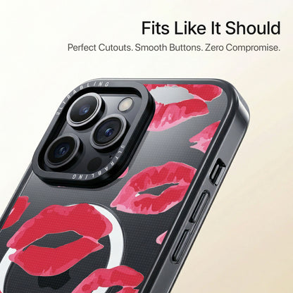 Lip Lock Ultrabling Aura iPhone case close-up design detail