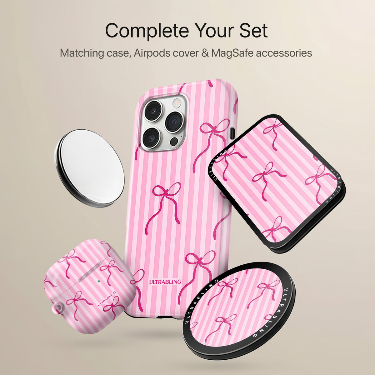 Ribbon Stripe - Eclipse Case