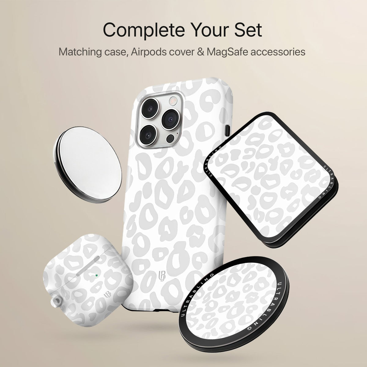 Ivory Leopard - Eclipse Case