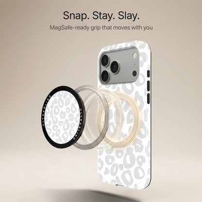 Ivory Leopard - MagSafe Phone Grip