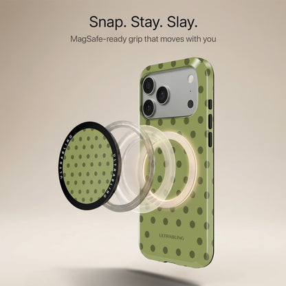 Moss Dots - MagSafe Phone Grip
