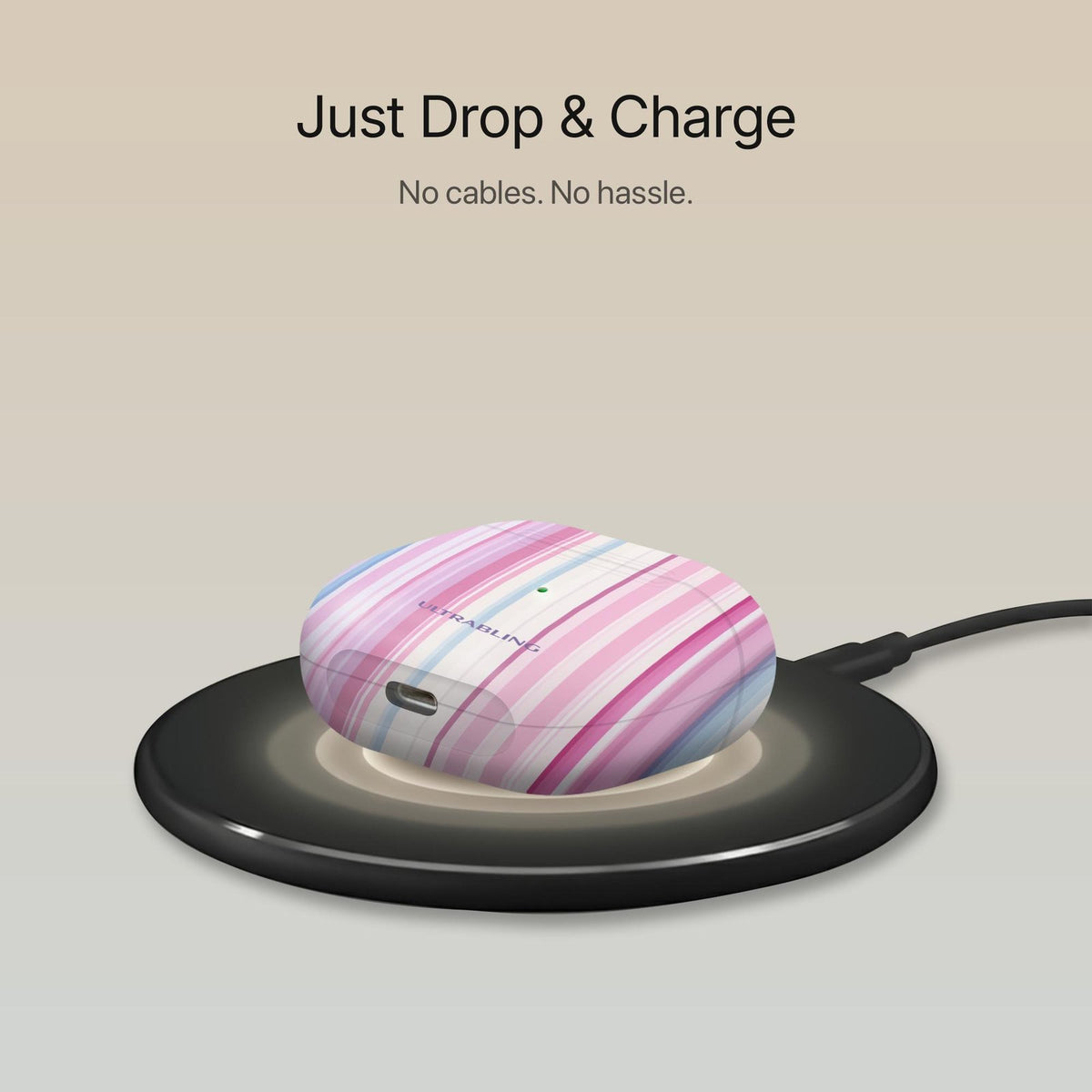 Pastel Stripe - AirPods Case