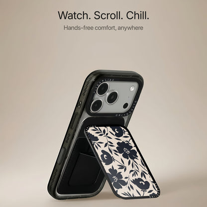 Navy Bloom - MagSafe Wallet