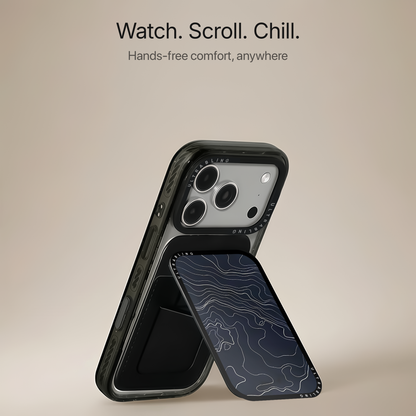 Midnight Terrain MagSafe Wallet - Angle View