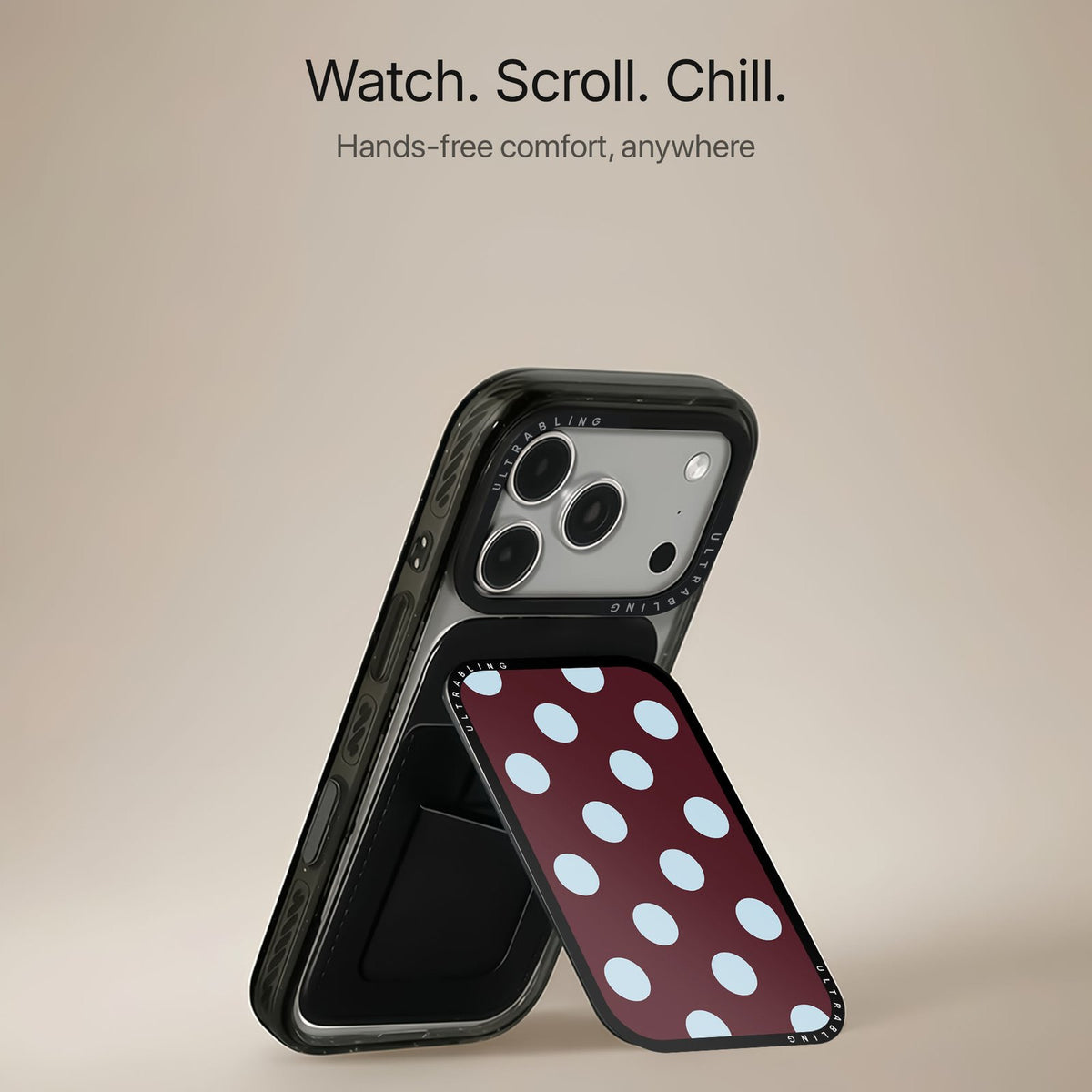 Claret Dot - MagSafe Wallet