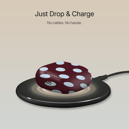 Claret Dot - AirPods Case
