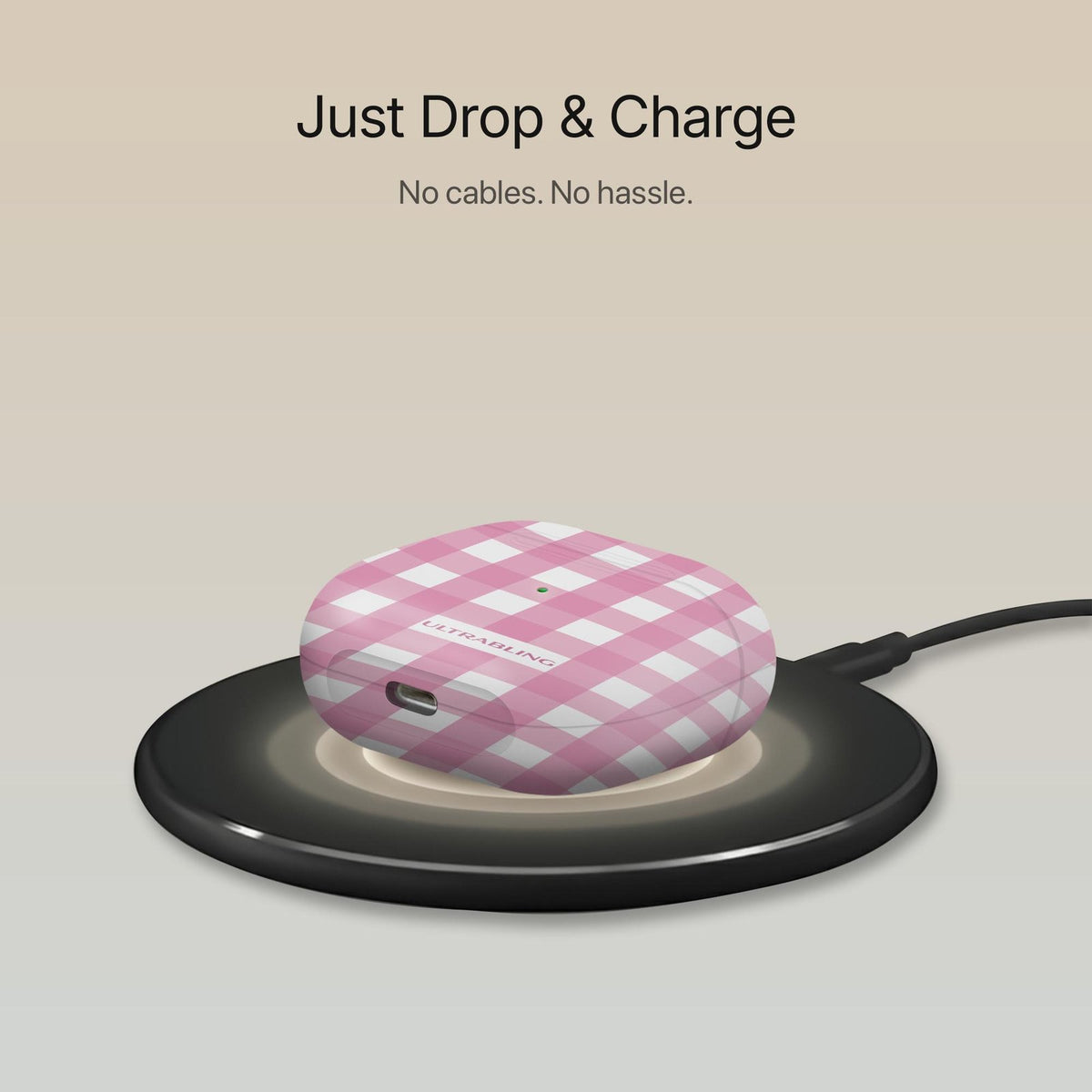 Strawberry Check - AirPods Case