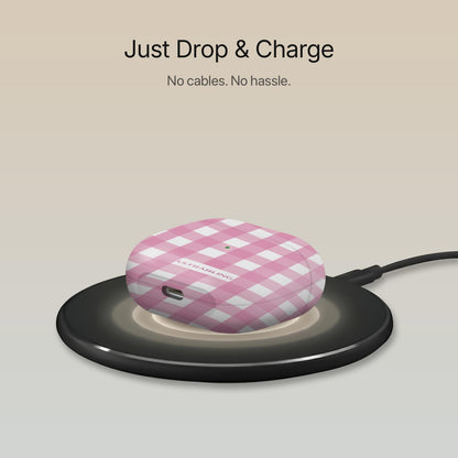 Strawberry Check - AirPods Case