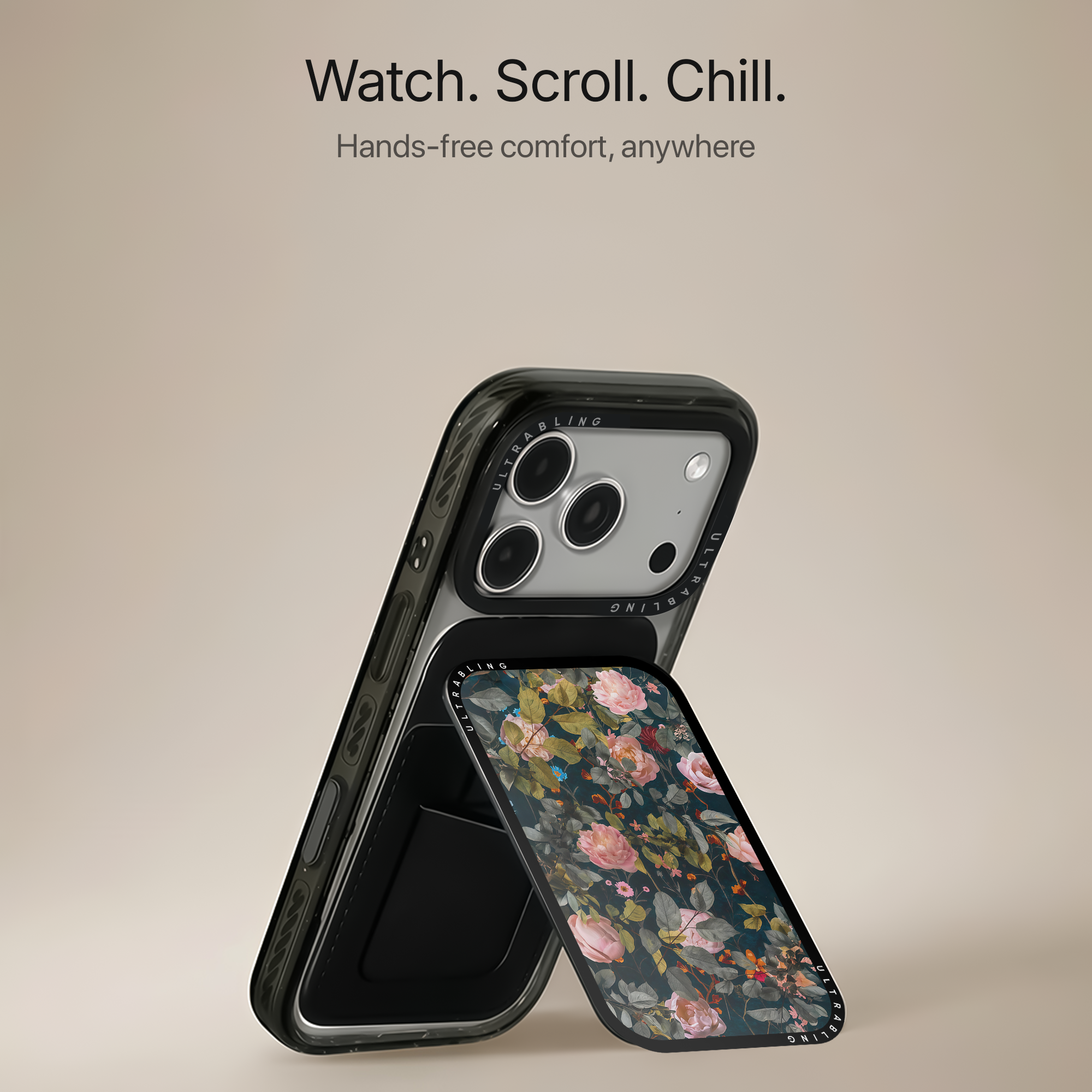 Secret Garden MagSafe Wallet - Angle View