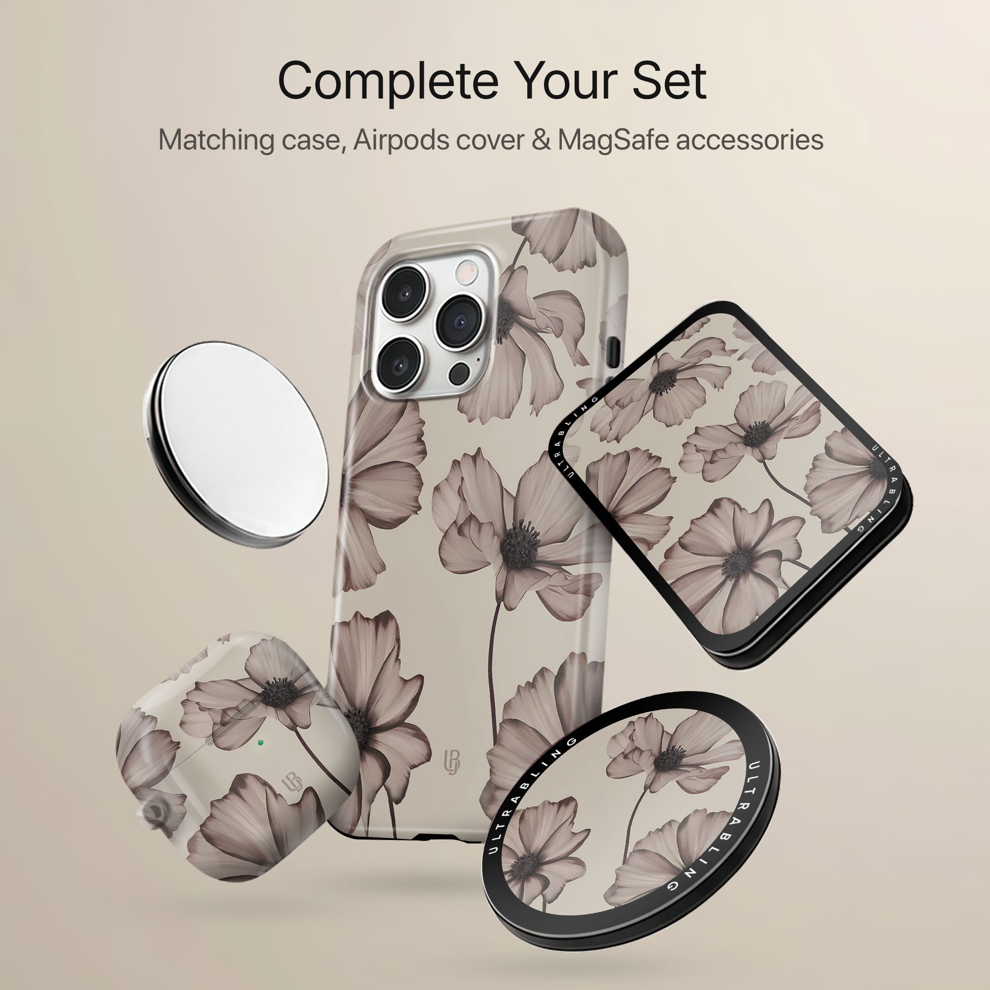 Soft Bloom Ultrabling tough AirPods case