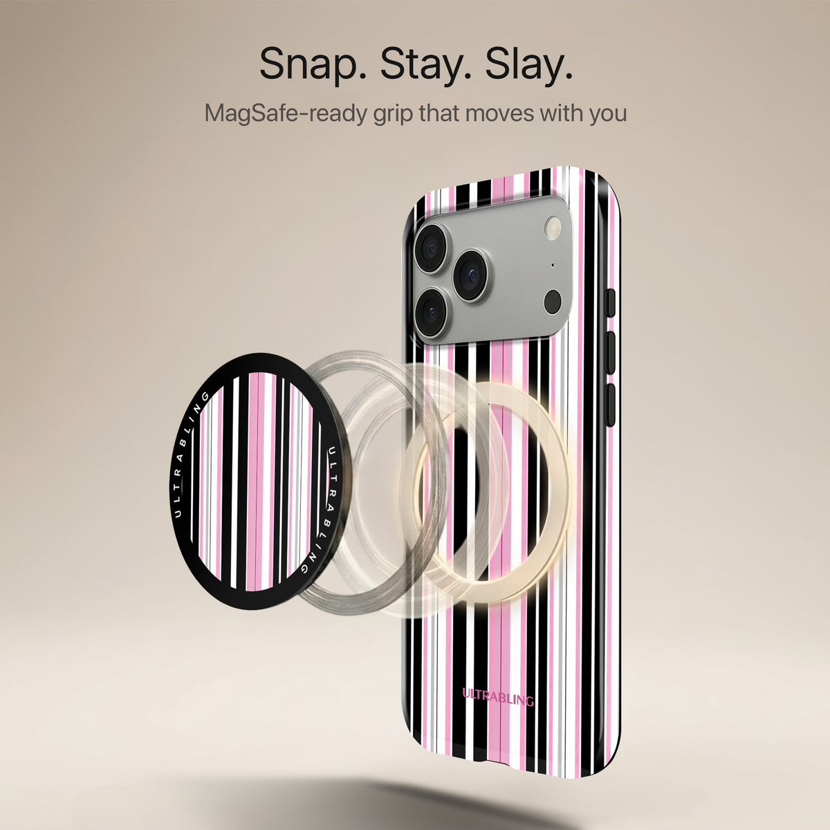 Taffy Stripe - MagSafe Phone Grip