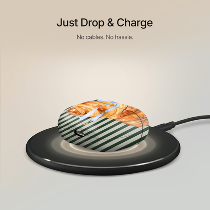 Paris Croissant Ultrabling AirPods case open view