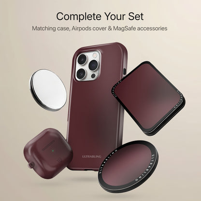 Wine Gloss Ultrabling camera ring detail on eclipse case