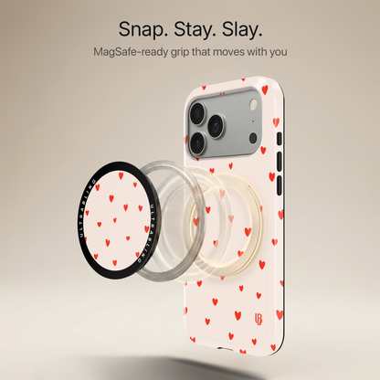 Love Notes Ultrabling MagSafe Phone Grip - Angled View