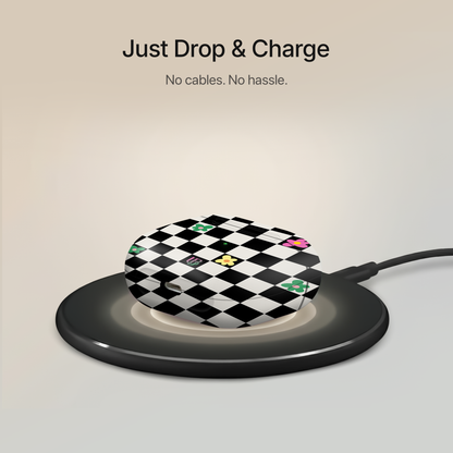 Retro Check Ultrabling AirPods case open view