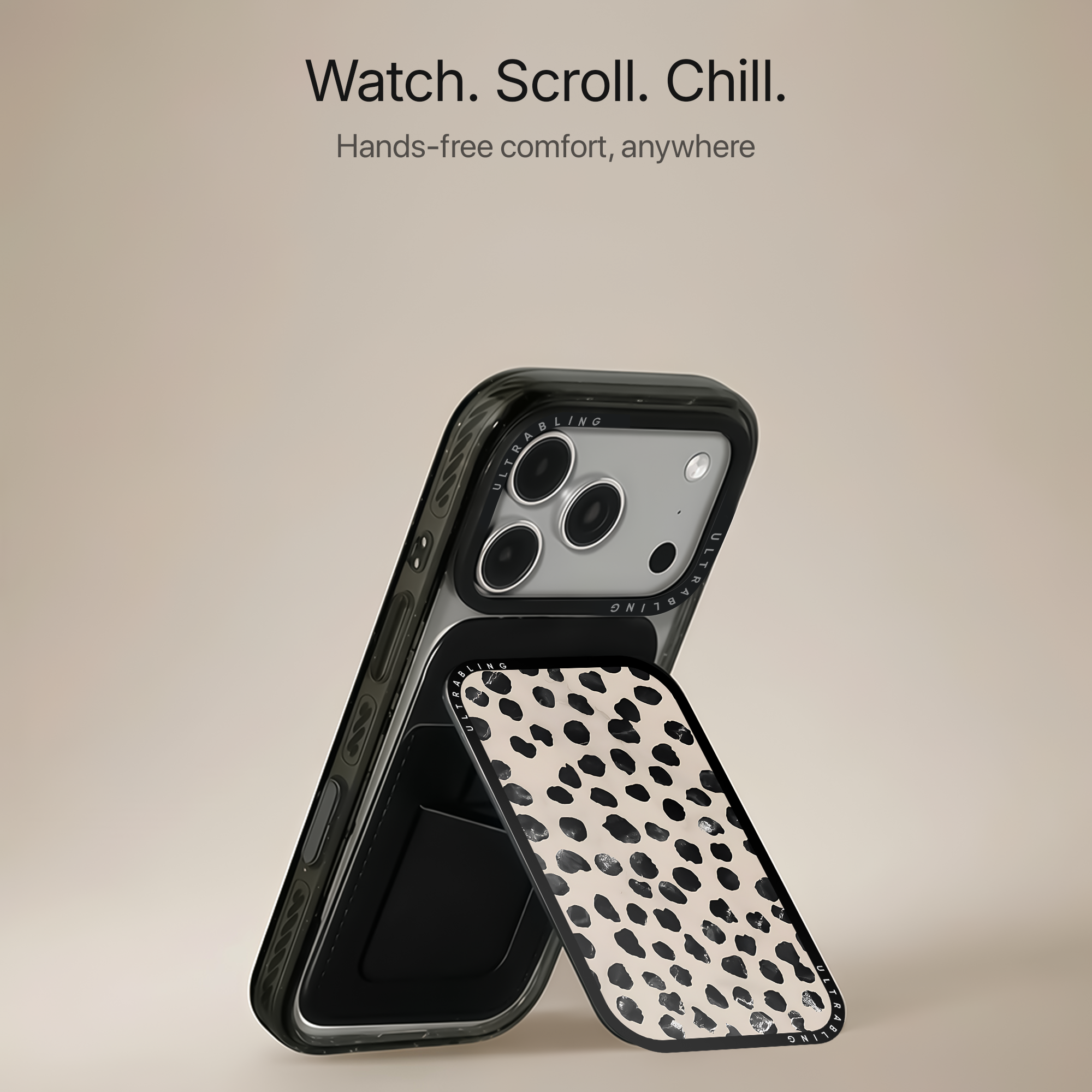 Dalmatian Chic MagSafe Wallet - Angle View