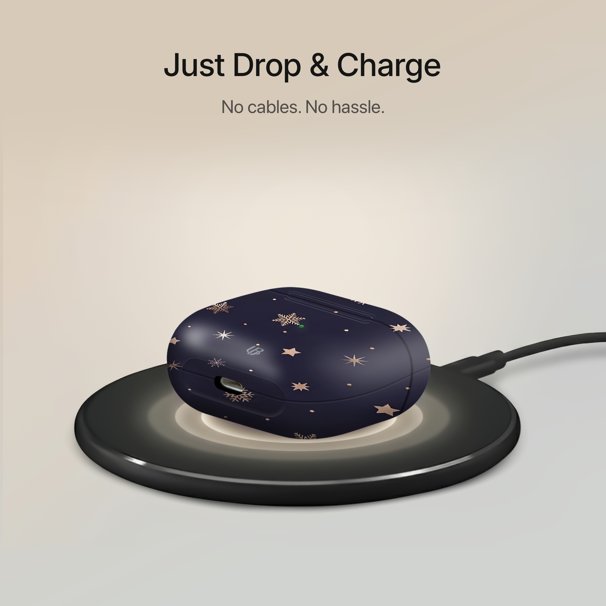 Celestial Night Ultrabling AirPods case open view