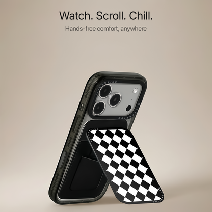 Harlequin Noir MagSafe Wallet - Angle View