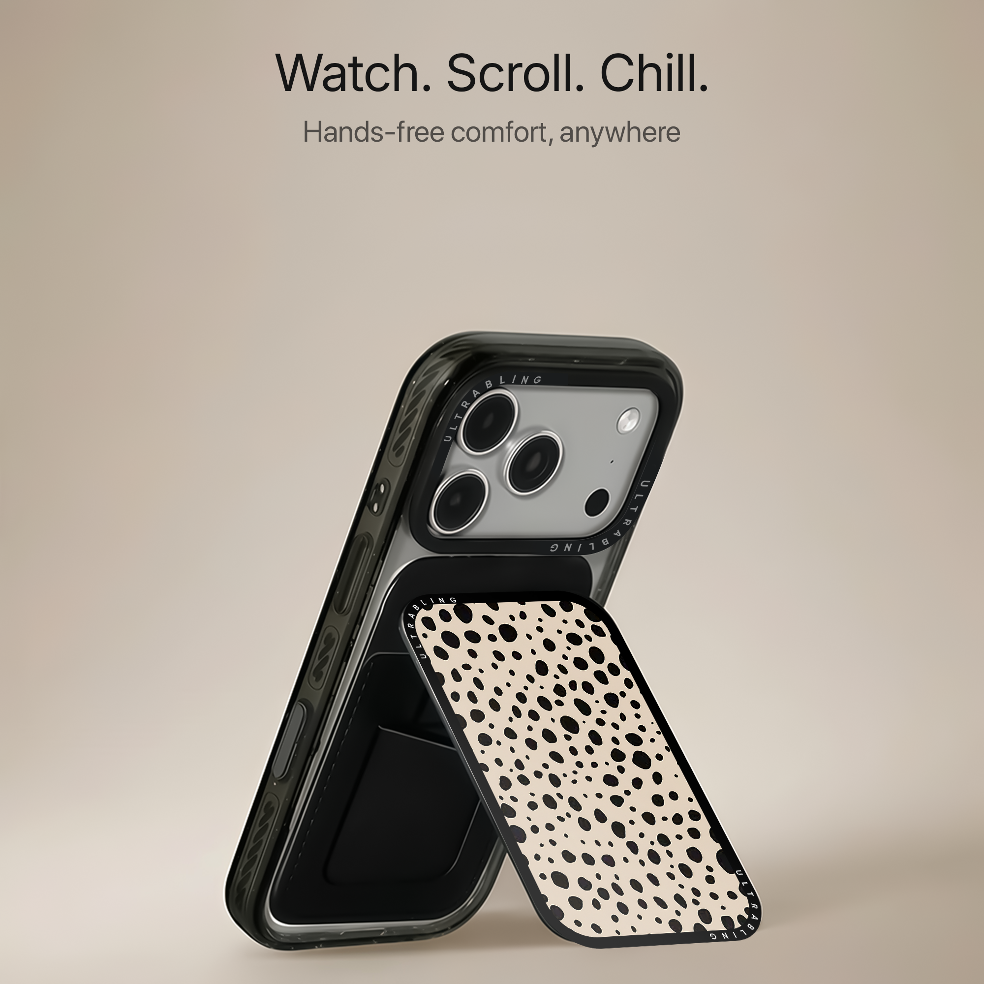 Speckled Sand MagSafe Wallet - Angle View