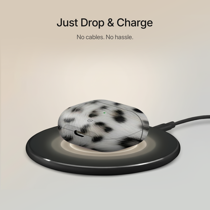 Snow Leopard Ultrabling AirPods case open view