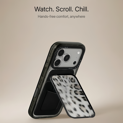 Snow Leopard MagSafe Wallet - Angle View